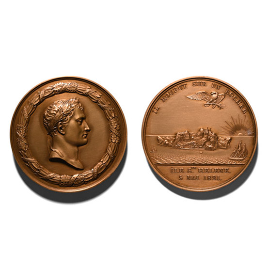 France. Louis XVIII AE Restrike Medal.