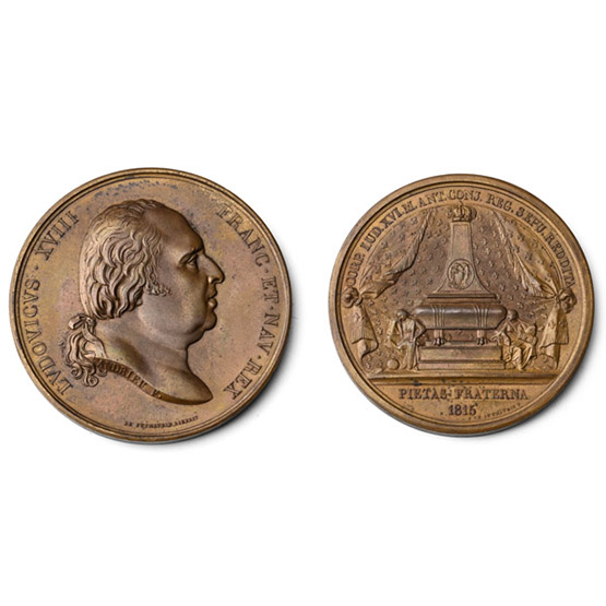 France. Louis XVIII AE Medal.
