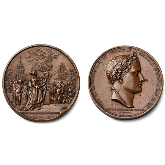 France. Time of Louis Philippe I AE Medal.