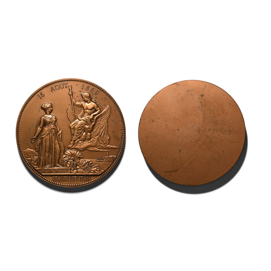 France. First Empire, Napoléon I AE Restrike Medal.