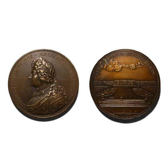 France. Louis XIV AE Restrike Medal.