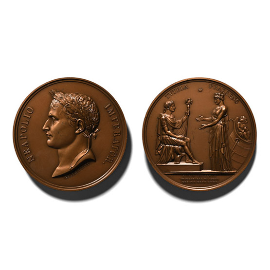 France. First Empire, Napoléon I AE Medal.