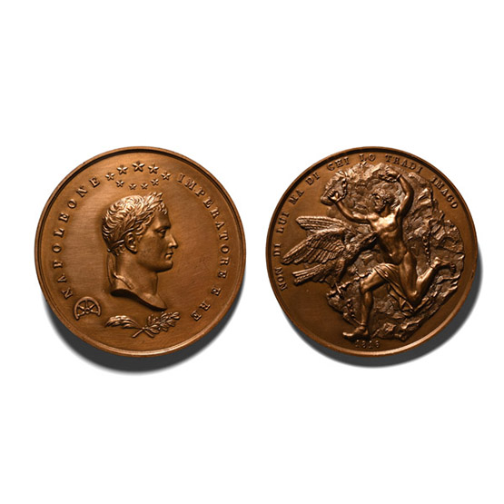France. First Empire, Napoléon I AE Restrike Medal.