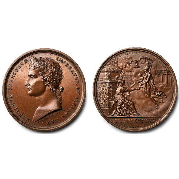 France. First Empire, Napoléon I AE Medal.