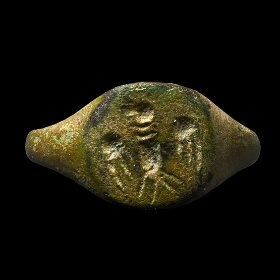 Medieval Ring with Spread Eagle