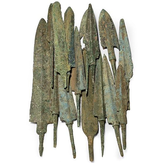 Luristan Bronze Arrowhead Group
