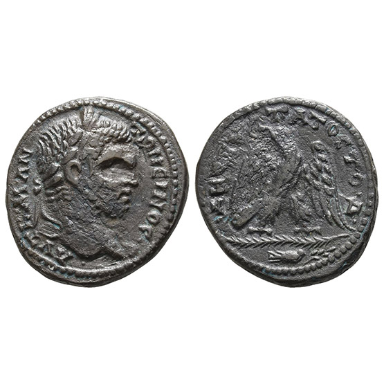 Caracalla BI Tetradrachm of Ascalon, Judaea.