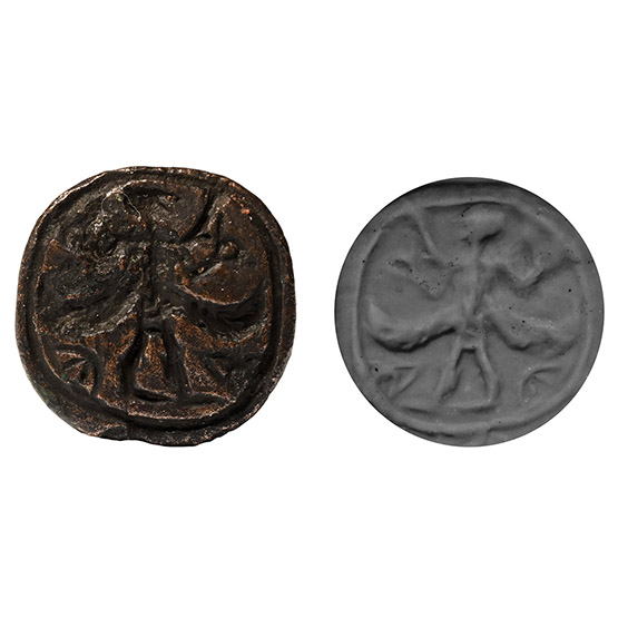 Western Asiatic Stamp Seal with Winged God