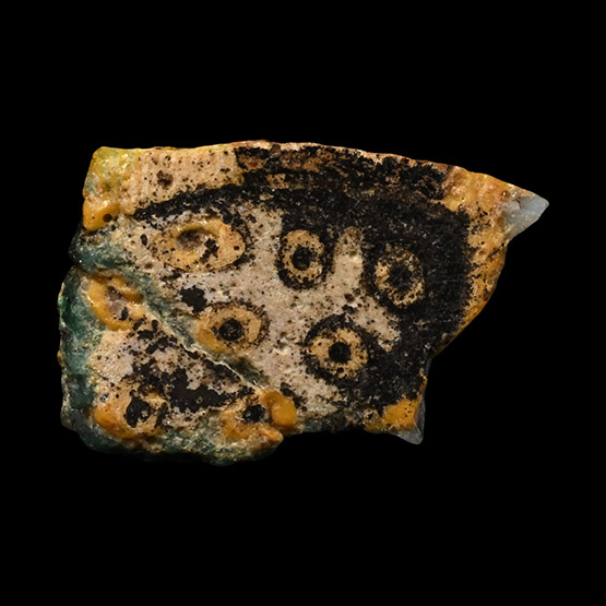 Egyptian Glass Panel with Eyes