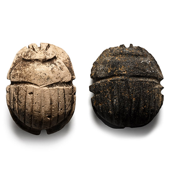 Egyptian Heart Scarab Group