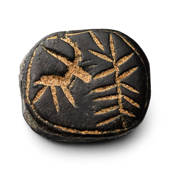 Western Asiatic Bronze Scaraboid Seal Matrix