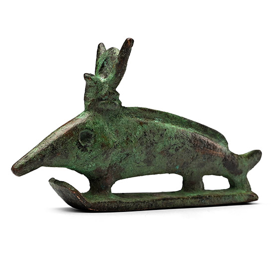 Egyptian Bronze Oxyrhynchus Fish
