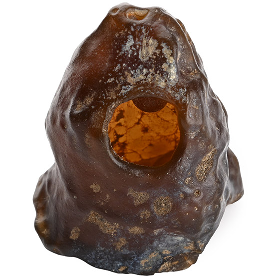 Hollow Glass Tektite Cave From Meteorite Crater