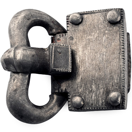 Saxon Period Silver Buckle