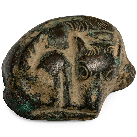Roman Bronze Sleeping Dog