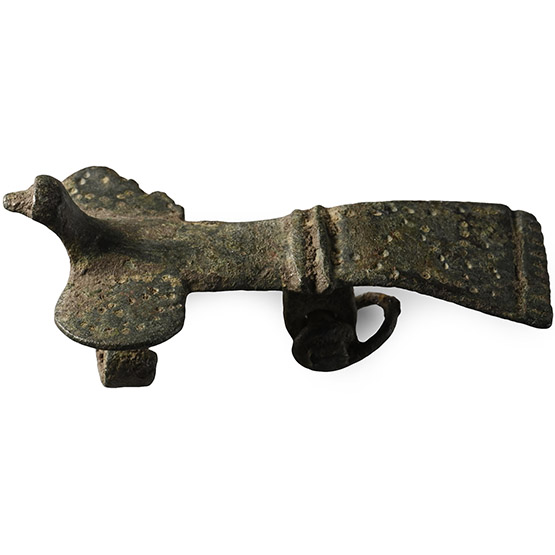 Roman Bronze Bird Brooch