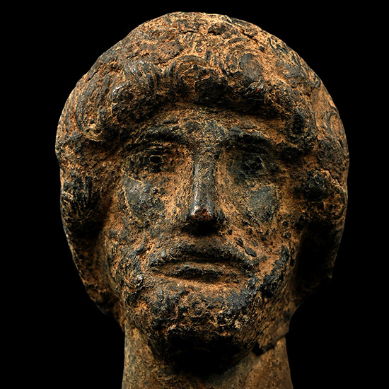 Roman Bronze Head