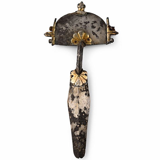 Large Gothic Silver-Gilt Fibula