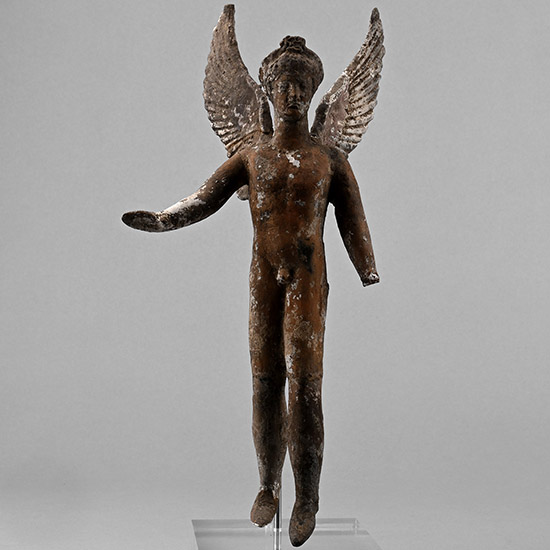 Greek Terracotta Figure of Eros, the God of Love
