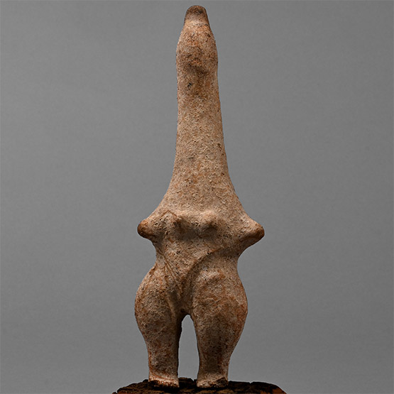 Large Amlash Terracotta Idol