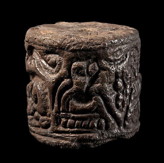 Bactrian Silver Pyxis with Beasts