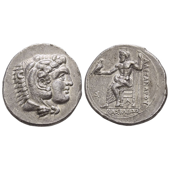 Kingdom of Macedon, Time of Alexander III to Philip III AR Tetradrachm.