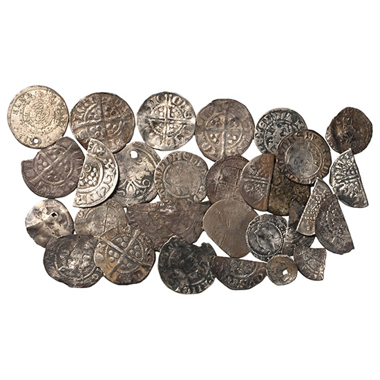 Group of Twenty Nine [29] English Medieval Silver and Other Hammered Coins.