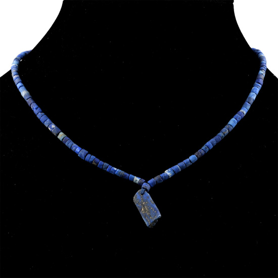 Bactrian Style Lapis Lazuli and Other Bead Necklace String