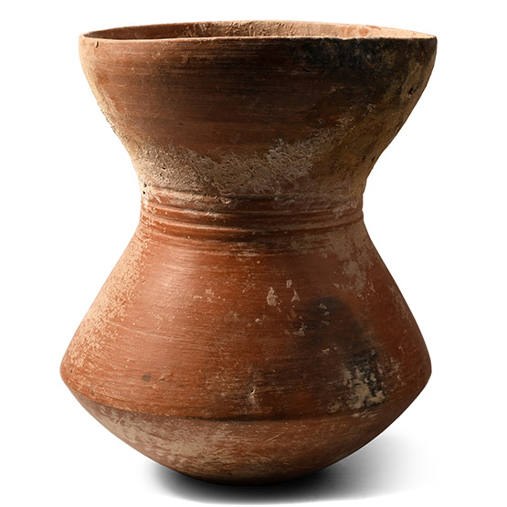 Western Asiatic Neck-Decorated Pottery Vase