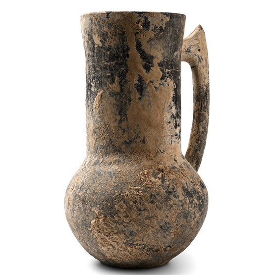 Amlash Pottery Jug with Zoomorphic Handle