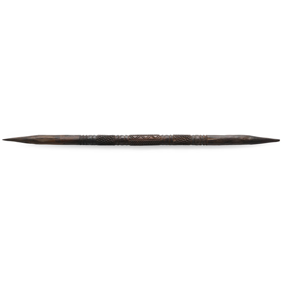 Polynesian Carved Hardwood Fighting Stick