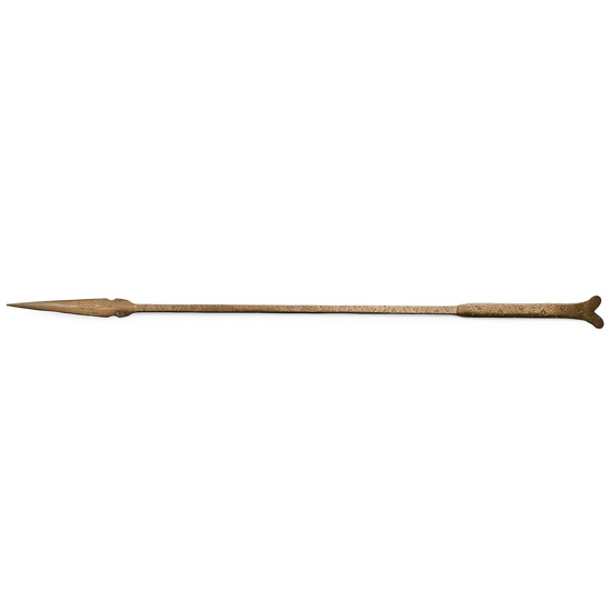 Indian Inscribed Ceremonial Brass Dart