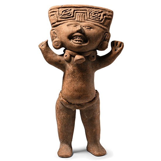 Pre-Columbian Veracruz Smiling Terracotta Figure