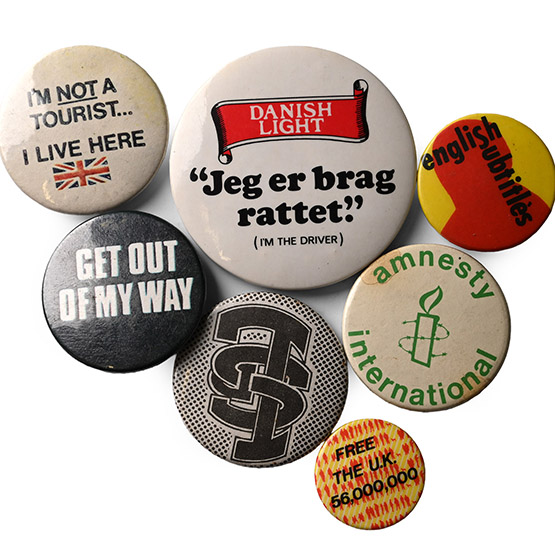 Vintage Pin Badge Collection