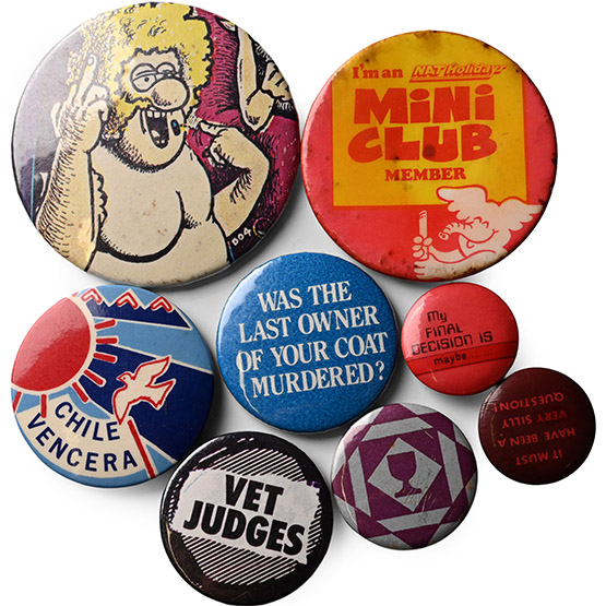 Miscellaneous Vintage Pin Badge Collection