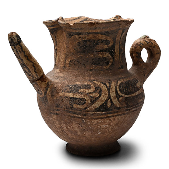 Western Asiatic Terracotta Spouted Vessel