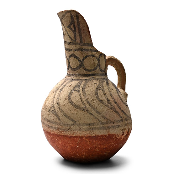 Western Asiatic Terracotta Spouted Vessel