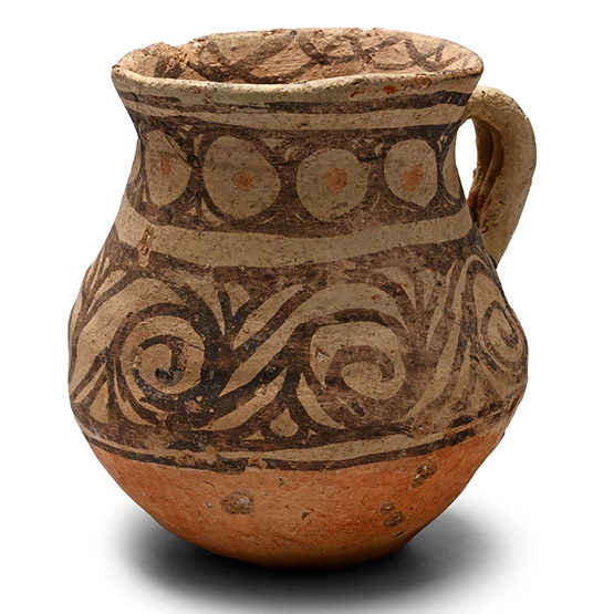 Western Asiatic Bichrome Terracotta Jug