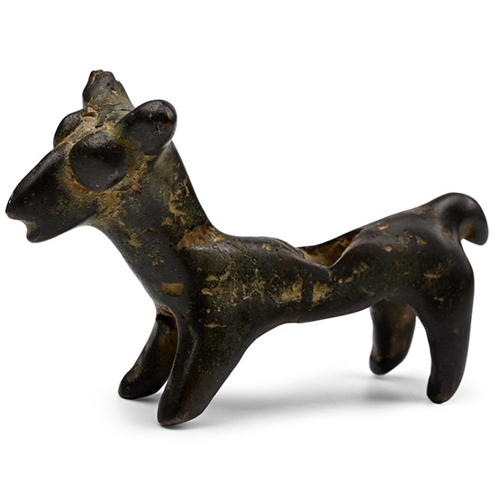 Amlash Bronze Standing Animal Statuette