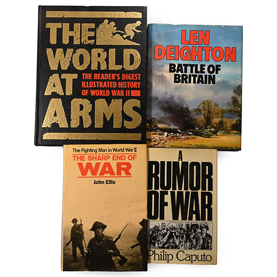 Books on War including The Battle of Britain - 4 Titles