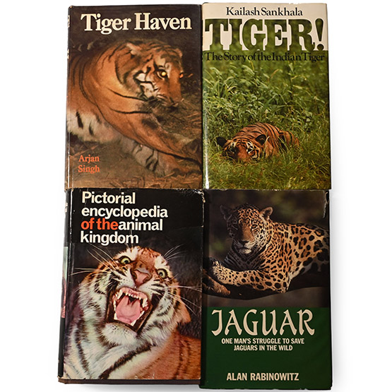 Books on Tigers, Jaguars and the Animal Kingdom - 4 Titles
