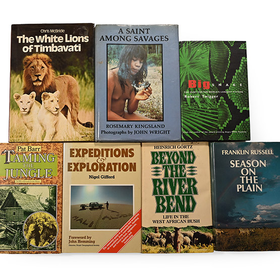 Expeditions and Natural History Books - 7 Titles