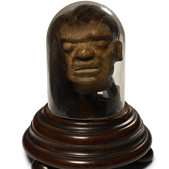 Victorian Freaks Fair Model of a Shrunken Head