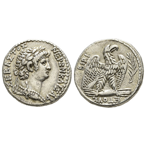 Nero AR Tetradrachm of Antioch, Seleucis and Pieria.