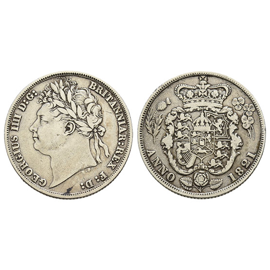 Great Britain. Hanover, George IV AR Shilling.