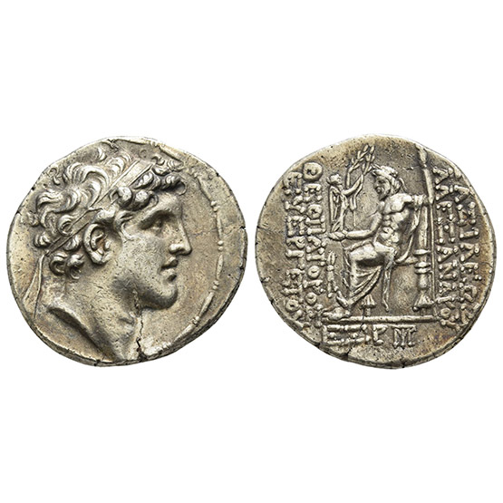 Seleukid Empire, Alexander I Balas AR Tetradrachm.