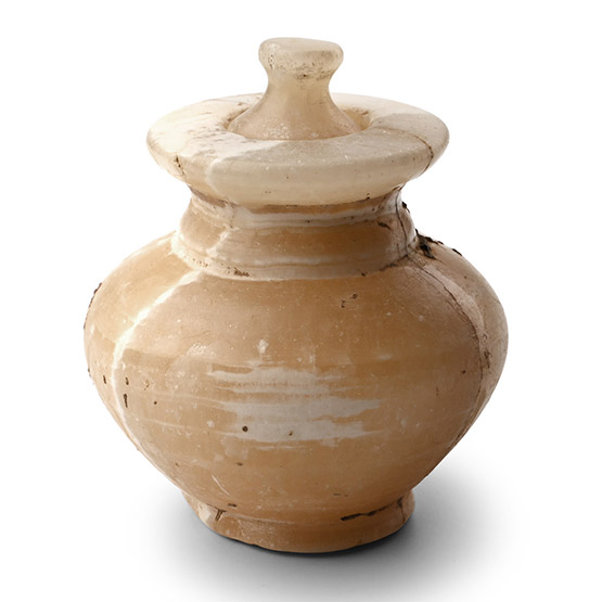 Greek Alabaster Pyxis