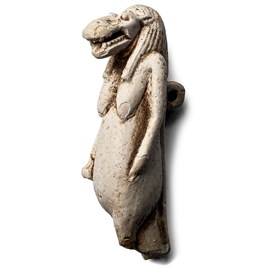Egyptian Faience Amulet of Tawaret