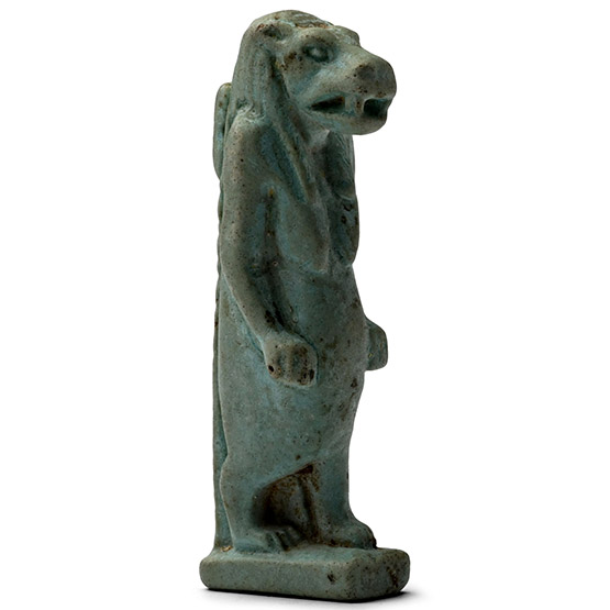 Egyptian Faience Amulet Representing Taweret