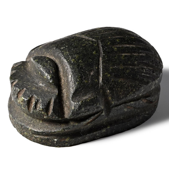 Egyptian Black Hardstone Scarab